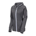 Women's FootJoy Golfleisure  Performance Fleece Hoodie - Charcoal Space Dye